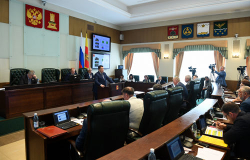 Губернатор Игорь Руденя выступил с отчётом о результатах деятельности Правительства Тверской области за 2017 год