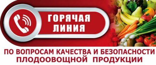 Открыта «горячая линия» по вопросам качества и безопасности плодовоовощной продукции