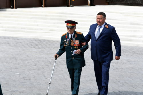 Президент России Владимир Путин открыл в Тверской области Ржевский мемориал Советскому солдату