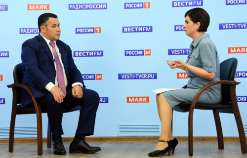 Прямой эфир с Губернатором Игорем Руденей можно будет посмотреть в сети Интернет