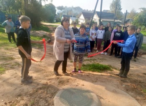 В деревне Паньково в рамках ППМИ отремонтировали участок водопроводной сети