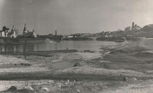 Устье Старчонки. Еще не было борщевика. 60-е годы