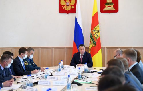 Игорь Руденя провел совещание с членами Правительства Тверской области