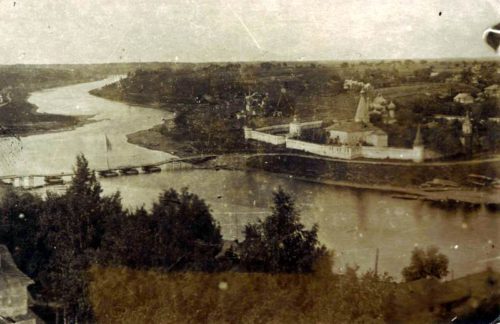 Плошкоутный мост до революции Старица - порт пяти морей