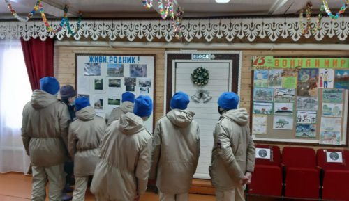 Юнармейцы почтили память легендарного танкиста Степана Горобца