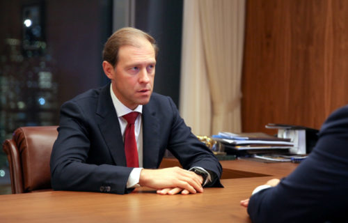 Игорь Руденя и Министр промышленности и торговли России Денис Мантуров обсудили вопросы развития промышленности Тверской области
