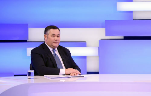 Игорь Руденя в прямом эфире телеканала «Россия 24» Тверь рассказал о поддержке региональной экономики и жителей Верхневолжья в условиях санкций