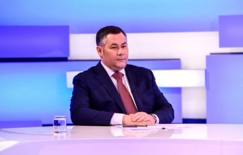 Губернатор Игорь Руденя ответит на актуальные вопросы в прямом эфире телеканала «Россия 24» Тверь