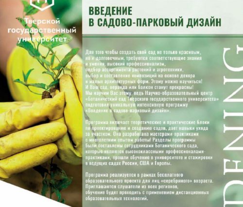 Приглашаем заняться садовым дизайном!