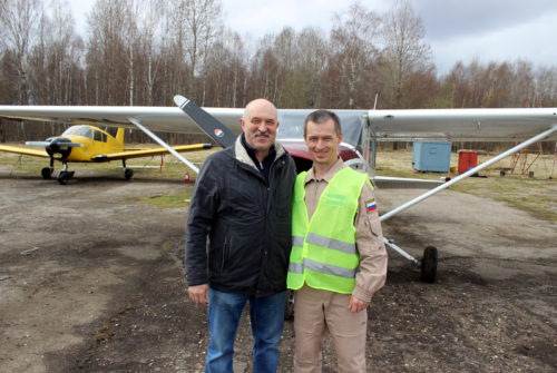 И вновь космонавт Сергей Рыжиков приземлился у нас, в Старице