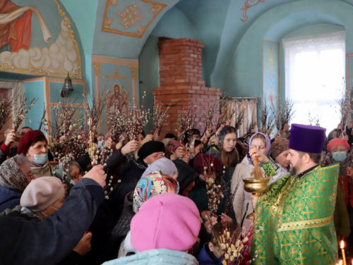 Православные христиане отметили Вербное воскресенье