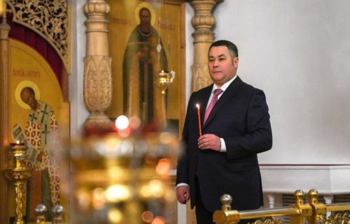 Губернатор Игорь Руденя поздравил жителей Тверской области с праздником Светлой Пасхи