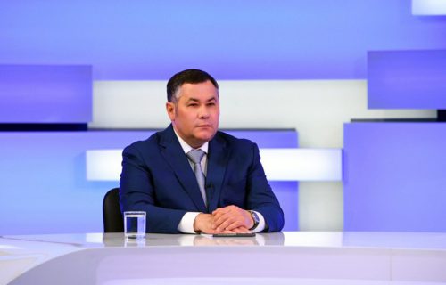 Губернатор Игорь Руденя ответил на актуальные вопросы в прямом эфире телеканала «Россия 24» Тверь