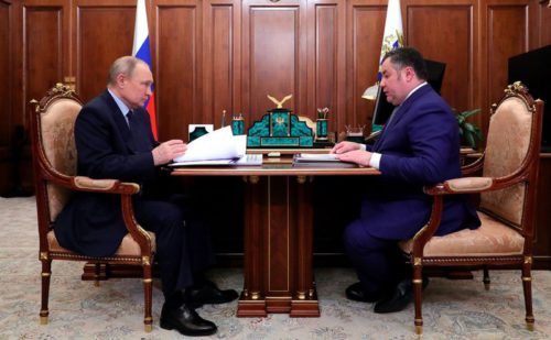 Президент России Владимир Путин провёл встречу с Губернатором Игорем Руденей