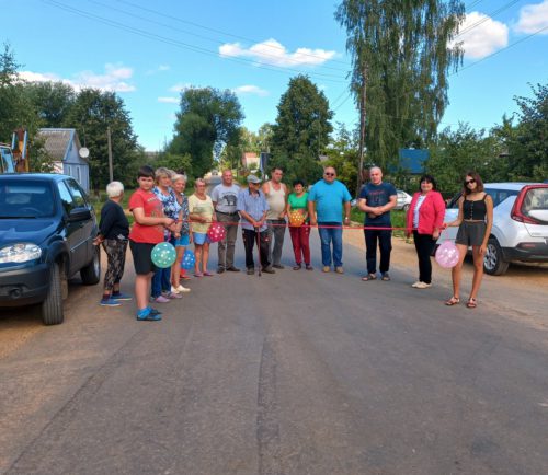 В деревне Васильевское по ППМИ отремонтировали дорогу