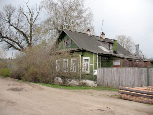 Дом Журавлевых (здесь стоял больничный дом)