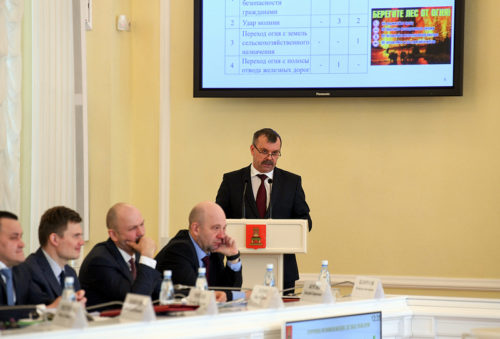 Губернатор Игорь Руденя поставил задачи по подготовке к пожароопасному периоду в Тверской области
