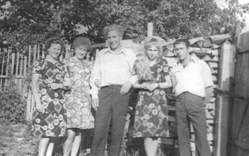 Антонина Краюшкина, Зинаида Хабаровская, Борис Хабаровский, Наталья Гаранова, Владимир Краюшкин, 1976 год