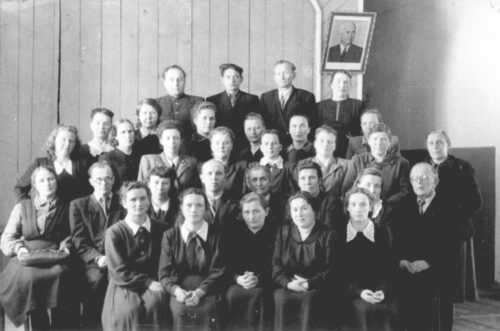 Учителя Старицкой средней школы, 1957-1958 годы
