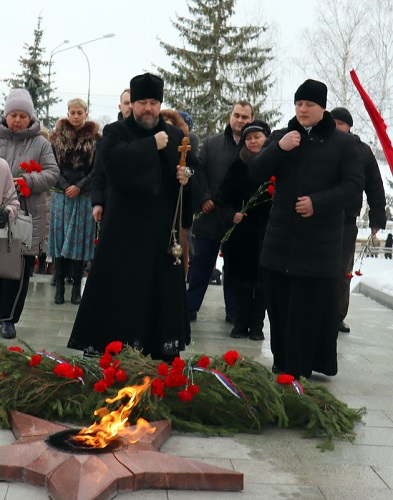 В Старице прошёл митинг, посвященный 82-й годовщине освобождения города и района от немецко-фашистских захватчиков