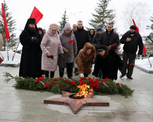 В Старице прошёл митинг, посвященный 82-й годовщине освобождения города и района от немецко-фашистских захватчиков