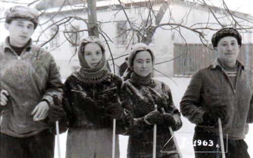 Лыжники Родины и Рождественские, январь 1963 года