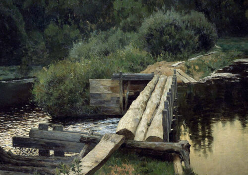 Исаак Левитан "У омута". 1892 год