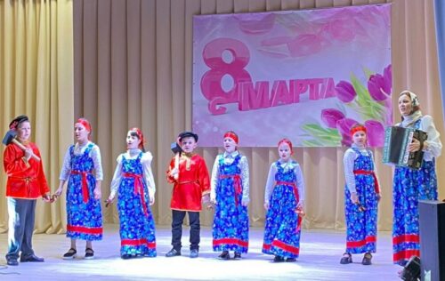 8 Марта на станции Старица царило «Настроение - Весна!»