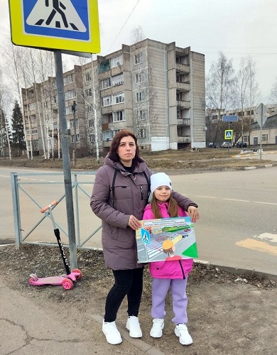 Дошколята и родители озаботились дорожной безопасностью