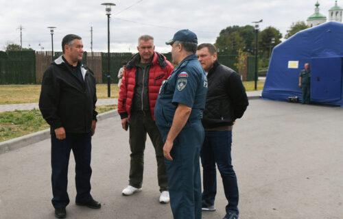 Губернатор Игорь Руденя в Торопецком округе провёл совещание оперативного штаба по ликвидации последствий падения обломков БПЛА в результате отражения атаки