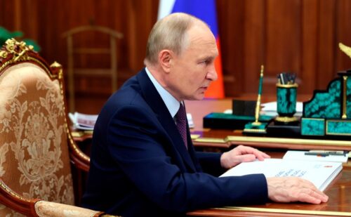 Президент России Владимир Путин провел встречу с Губернатором Тверской области Игорем Руденей
