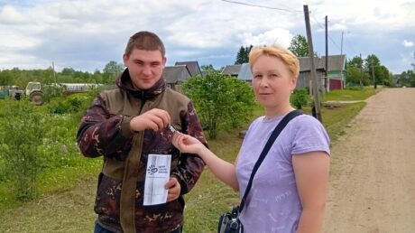 В Бабине меняли сигареты на конфеты