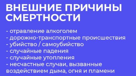 Минздравом РФ объявлена Неделя, направленная на снижение смертности от внешних причин