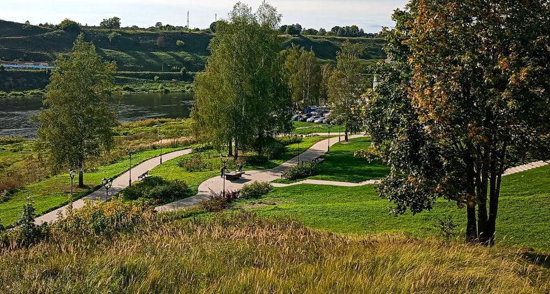 Панорама Старицы появилась в монастырском парке