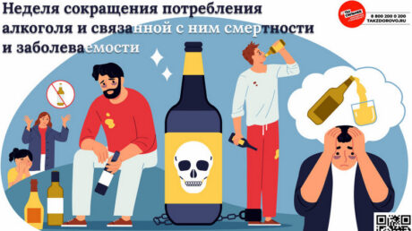 С 8 по 14 сентября — Неделя сокращения потребления алкоголя и связанной с ним смертности и заболеваемости