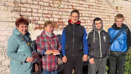 Студенты филиала ТТК поздравили старичан почтенного возраста