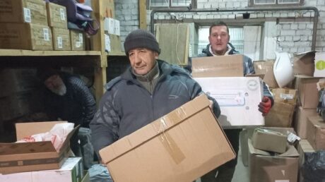 Отец Николай вновь на передовой