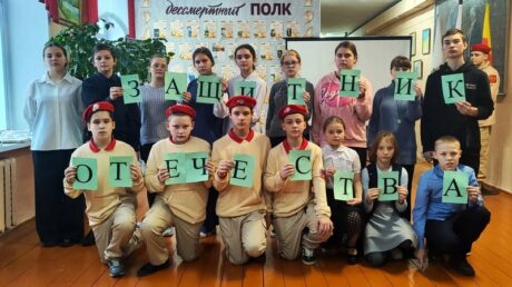 В Берновской школе состоялось закрытие Года защитника Отечества