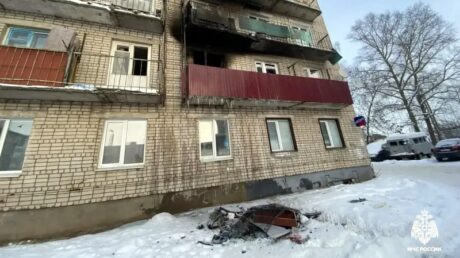 Установлена предварительная причина пожара в Старице