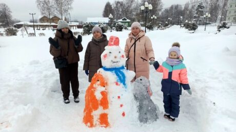 Зимняя сказка в парке на Коммунистической