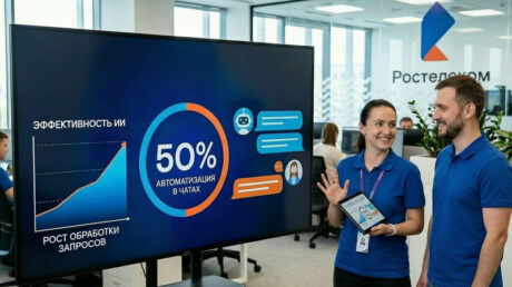 «Ростелеком» достиг 50% автоматизации клиентской поддержки в чатах с помощью ИИ