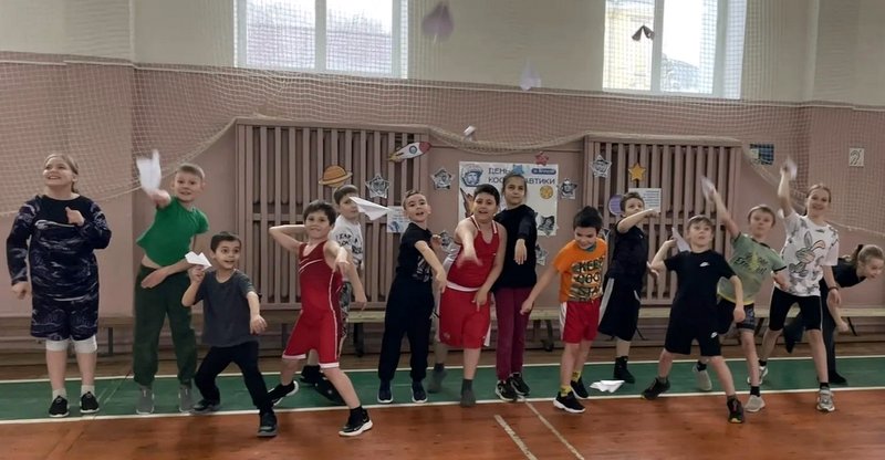 Космическое приключение юных спортсменов