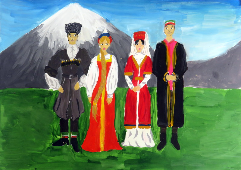 Яркий, добрый, тёплый мир