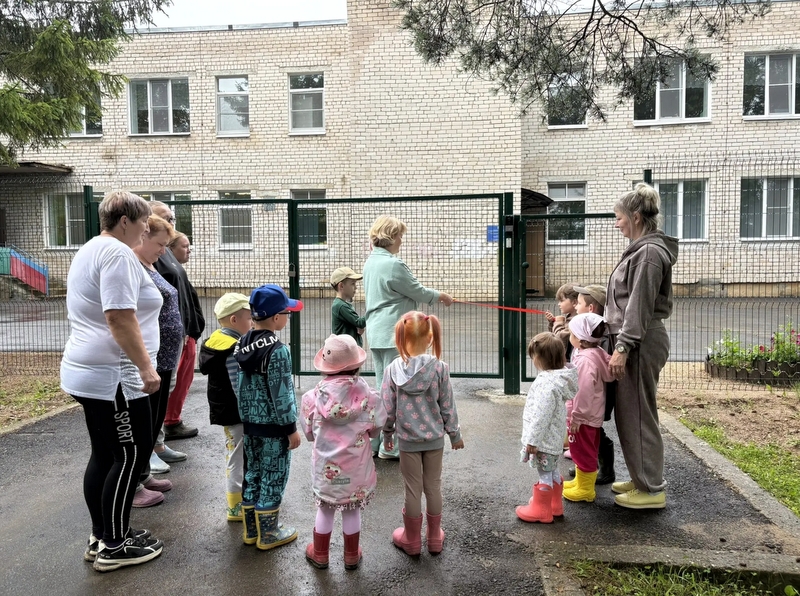 Станционный детский сад похорошел