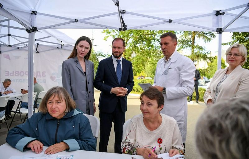 Виталий Королев на площадке первого в Тверской области «Поезда здоровья»: В ближайшие месяцы проект охватит все муниципалитеты региона