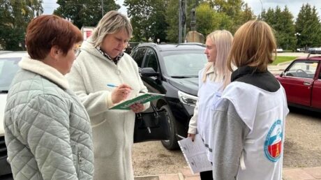 Добровольцы приглашают старичан к участию в выборах