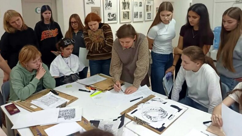 От замысла к шедевру: юных старицких художников вдохновил «Орион»