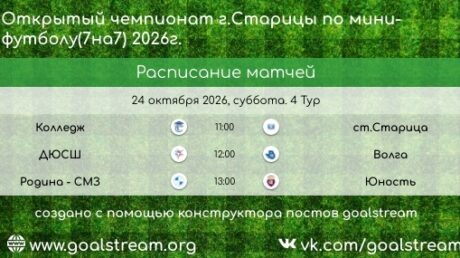7х7 – футбольный чемпионат продолжается