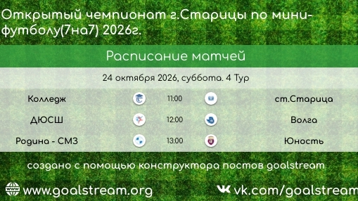 7х7 – футбольный чемпионат продолжается