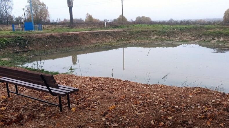 В деревне Кузнецовка благоустроен пруд